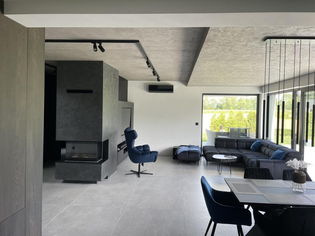 Beton TG od Luxmal na ścianach i sufitach – tynk dekoracyjny, Sztuka Struktury