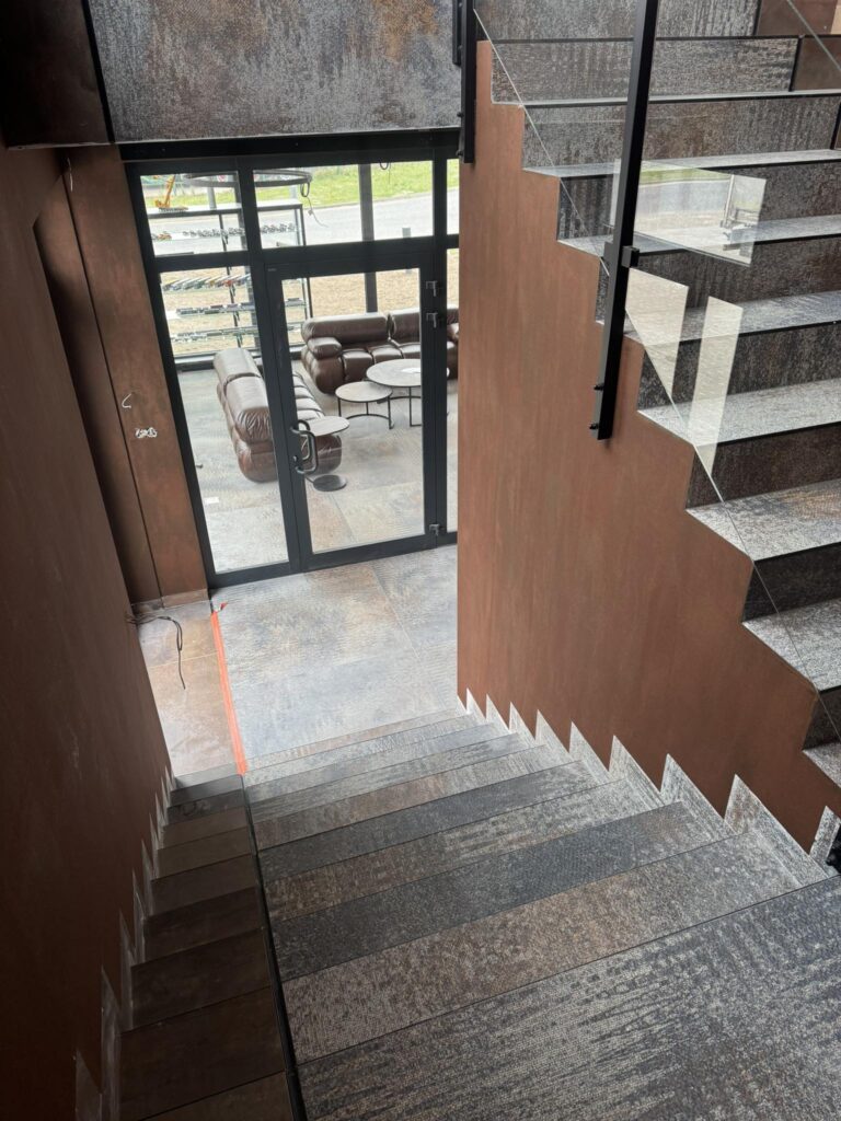 Rdza Corten – tynk imitujacy stal cortenowska – zdjecie 1