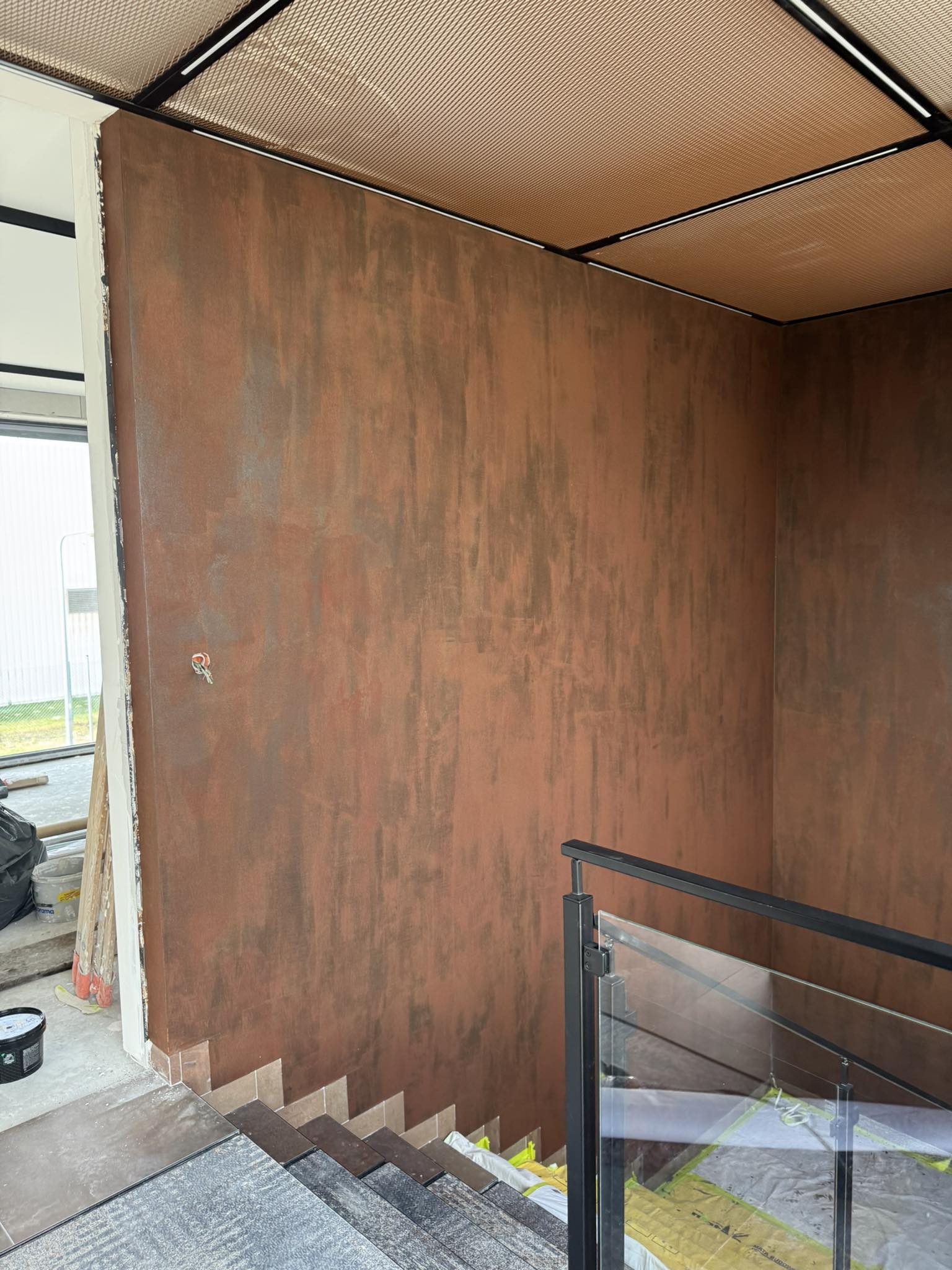 Rdza Corten – tynk imitujący stal cortenowską – tynk dekoracyjny, Sztuka Struktury